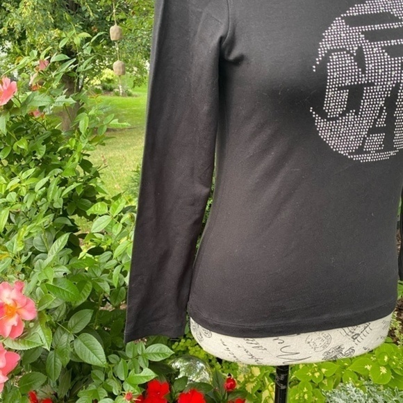 Black Shirt with Embellishments. - Picture 7 of 11